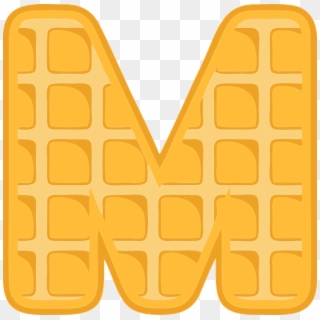 M, Alphabet, Waffle, Letter, Typography, Text, Font Clipart