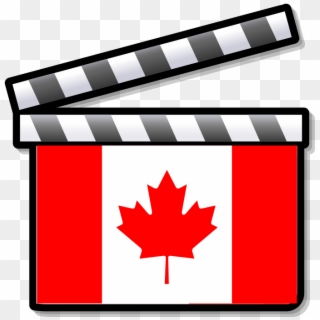 Canada Film Clapperboard - Canada Flag Clipart