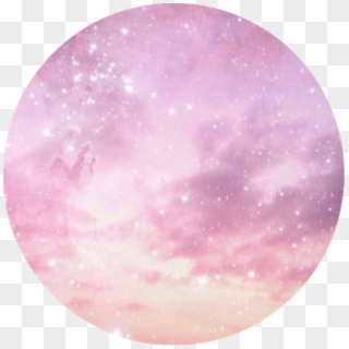 #galaxy #circle #background #stars #sunset #clouds Clipart