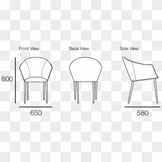 Dimensions - Chair Clipart