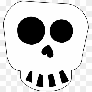 Skull Template Search Result Cliparts For Skull Template - Free Printable Skeleton Head - Png Download