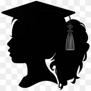 Http - //a - Top4top - Net/p 114at6e4 Graduation Diy, - Silhouette Of A Female Head Clipart