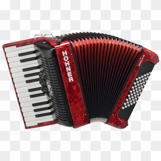 Sold Out - Hohner Bravo Ii 48 Red Clipart