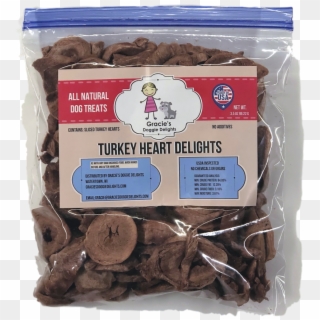 Gracie's Turkey Heart Delights Freeze Dried Dog Treats - Chocolate Clipart