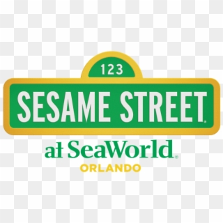 123 Sesame Street At Seaworld Orlando Logo Clipart