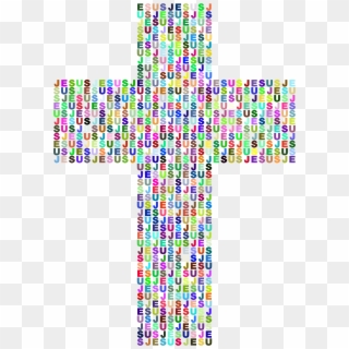 This Free Icons Png Design Of Jesus Cross Typography Clipart