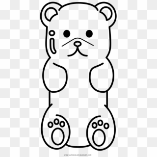 Gummy Bear Coloring Page Clipart