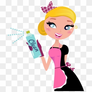 Cleaning Lady Png - Clip Art House Cleaning Transparent Png