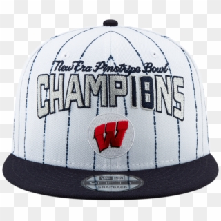 2018 New Era Pinstripe Bowl Champion Wisconsin Badgers - Baseball Cap Clipart