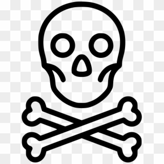 Toxic Symbol Png - Animal Skull And Crossbones Clipart