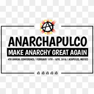 Make Anarchy Great Again Sponsored By Bitcoin Clipart