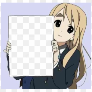 I Don't Know How Anime Girls Holding Signs Is A Meme, Clipart
