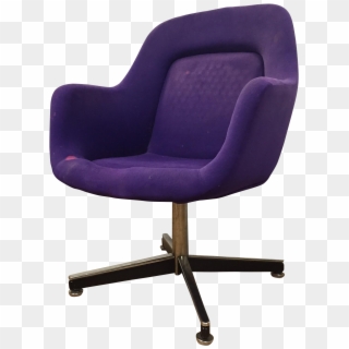 Furniture Chair White Furry - Purple Desk Chair No Wheels Clipart