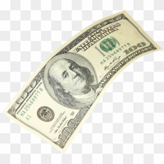 Falling Hundred Dollar Bills , Png Download - 100 Dollar Bill Clipart