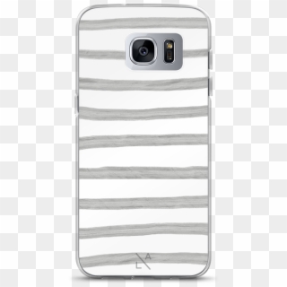 Grey Stripes Samsung Galaxy Phone Case , Png Download - Smartphone Clipart