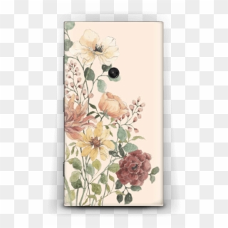 Wild Flowers Skin Nokia Lumia - Flower Clipart