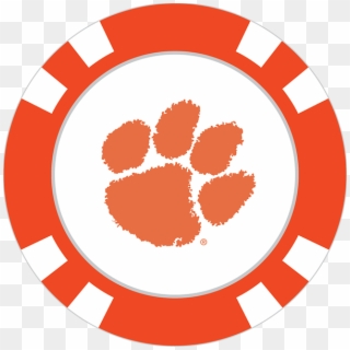 Clemson Tigers Poker Chip Ball Marker - Brighton High School Logo Clipart