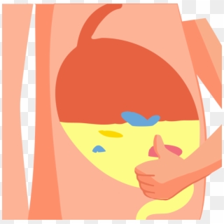 Eye Stomach Abdominal Pain Abdomen Computer - Illustration Clipart