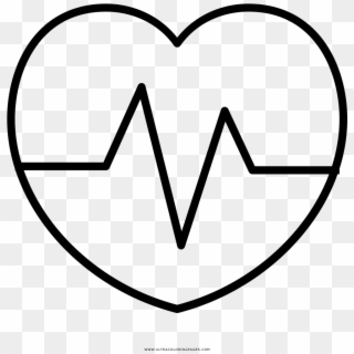 Heart Rate Coloring Page Clipart