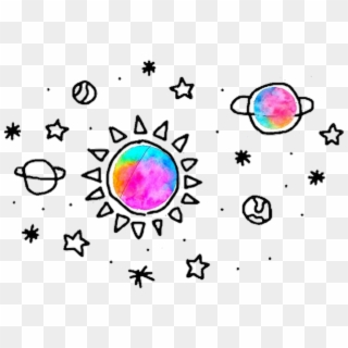 1280 X 957 2 - Moon Stars And Planets Drawing Clipart