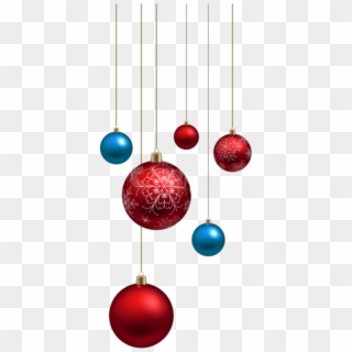 Free Png Red And Blue Christmas Balls Png Clipart