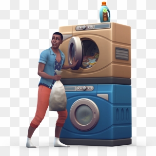 The Sims 4 Laundry Day Stuff Official Logo Box Art Clipart