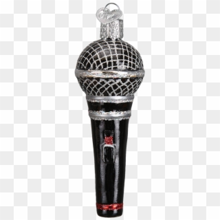 Microphone Old World Glass Ornament - Bottle Stopper & Saver Clipart