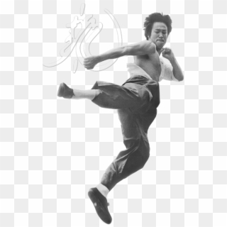 Click And Drag To Re-position The Image, If Desired - Bruce Lee Flying Kick Clipart