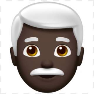 White Hair Men Emoji Clipart