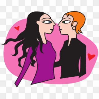 Right, Gay, Women, Woman, Love, In Love, Friendship - Aged Woman Love Clipart
