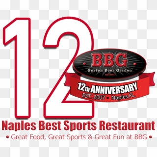 Naples Best Sports Restaurant 10 Years Of Great Food, - Boston Beer Garden Clipart
