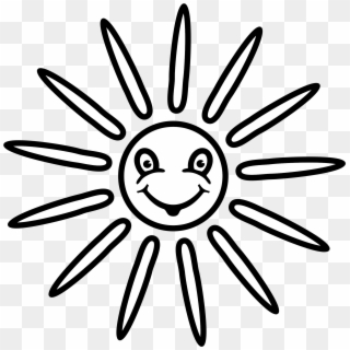 This Free Icons Png Design Of Sun - Sun Lineart Clipart