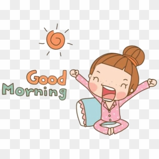 Jpg Free Download Breakfast Icon Cartoon Character - Good Morning Cartoon Text Clipart