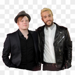 Patrick Stump Pete Wentz This Was My First Attempt - Leather Jacket Clipart