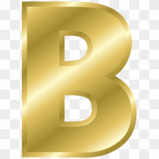 Onlinelabels Clip Art - Alphabet Letters In Gold - Png Download