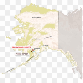 Groundhog Project Location Map - Map Of Alaska Earthquake 2018 Clipart
