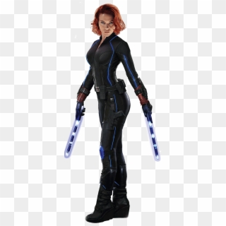 Black Widow Scarlett Johansson Png - Marvel Black Widow Avengers Age Of Ultron Clipart