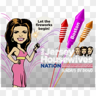 'real Housewives Of New Jersey' Fourth Of July Snapchat Clipart