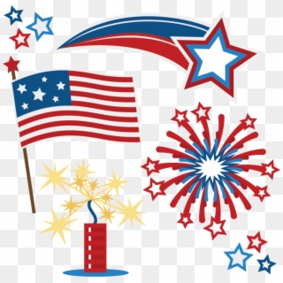 4th Of July Borders - 4th July Firework Svg Clipart