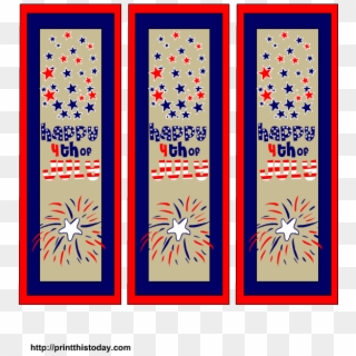 Happy 4th Of July And Fireworks Clipart