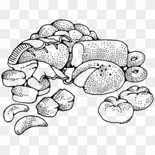 Baking Loaf Bread Biscuits Drawing Clipart