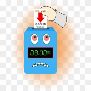 People Clipart Png - Time Clock Clip Art Transparent Png