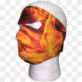 Flame Inferno Face Mask Clipart