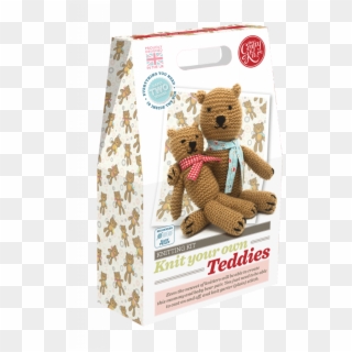 Knit Your Own Teddies Kit Clipart