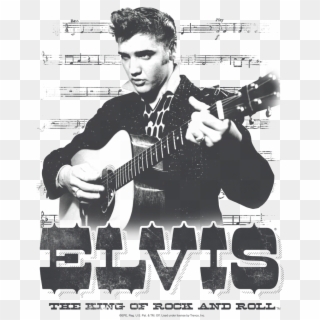 Elvis Presley The King Of Men's Slim Fit T-shirt , Clipart