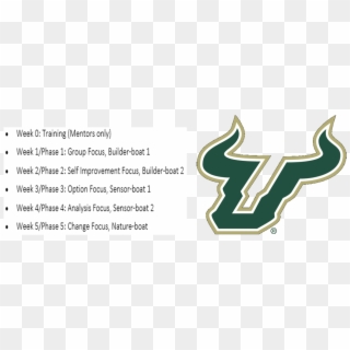 The Table Below Provides A Summary Of The Program Curriculum - Transparent University Of South Florida Logo Clipart