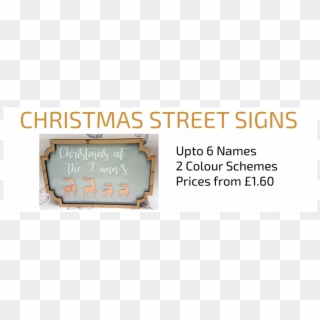 New Christmas Street Signs Clipart
