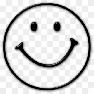 Free Library Happy Face Clipart Black And White - Png Download