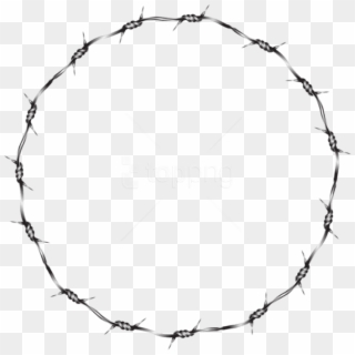 Free Png Download Wire Round Border Transparent Clipart - Clipart Barb Wire Transparent Background