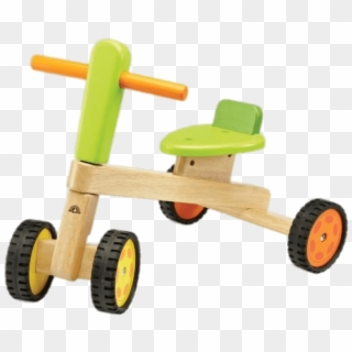 Coloured Wooden Tricycle Clipart